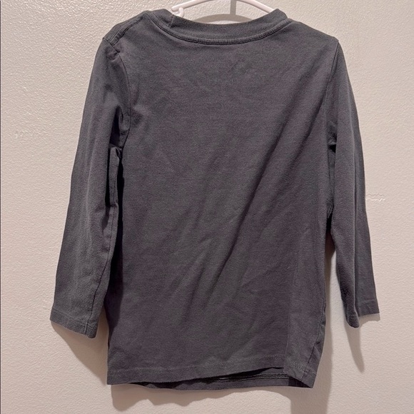 Cat & Jack 3T Kids Grey 'Hello Fall' Long Sleeve Shirt - Picture 5 of 6